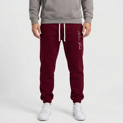 Drawstring Waist Jogger Trousers - Keith