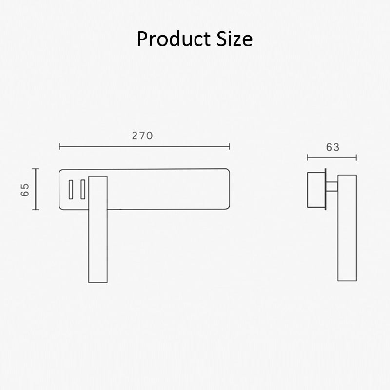 Rotating LED Reading Wall Light with Swivel Spot and Dual Switches 4