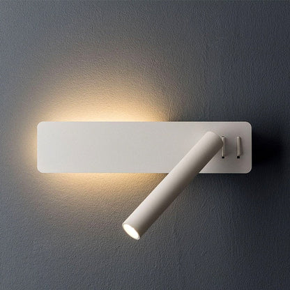 Rotating LED Reading Wall Light with Swivel Spot and Dual Switches 1