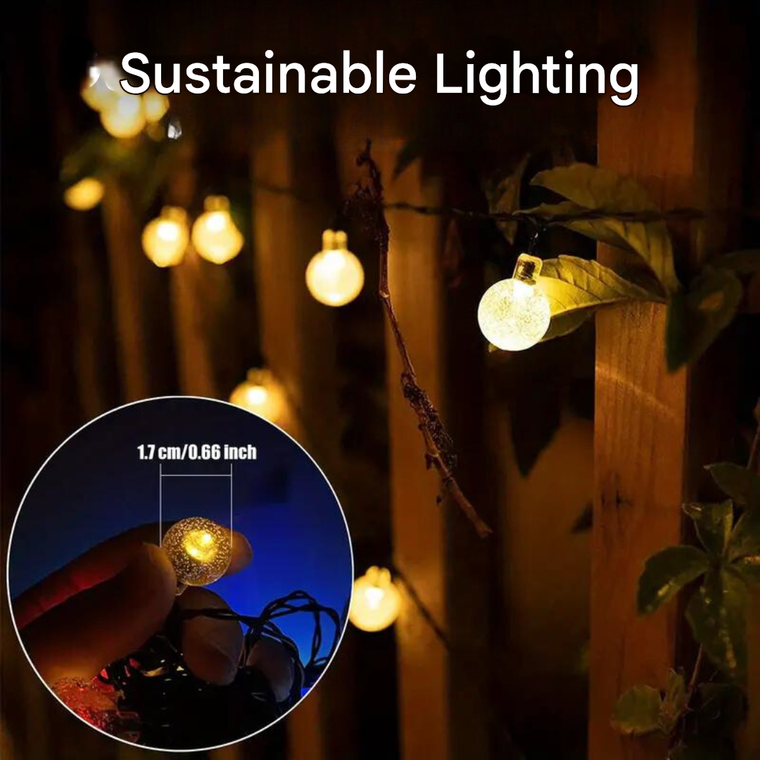 Solar String Lights for Outdoors - EcoGlow