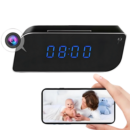 Digital Alarm Clock with Hidden Surveillance Camera – StealthClock Cam