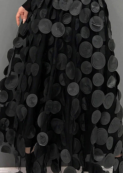 Dotted Print Flared Skirt – Maëlle
