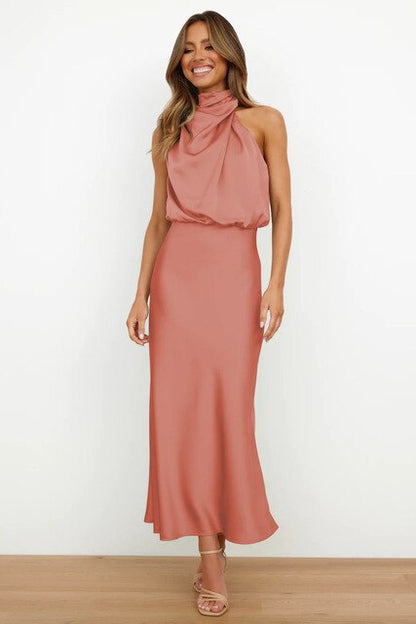 Elegant Party Dress With A Lustrous Finish - Brooke