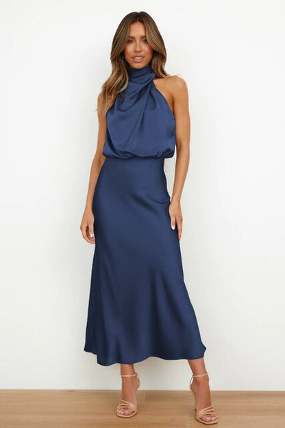 Elegant Party Dress With A Lustrous Finish - Brooke