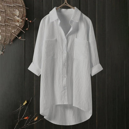 Elegant Women's Button-Through Blouse - Roxanne