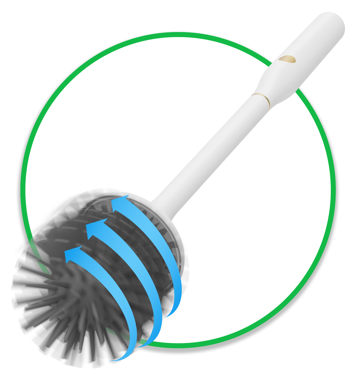 Electric UV Toilet Brush with Dual Head – PureSpin