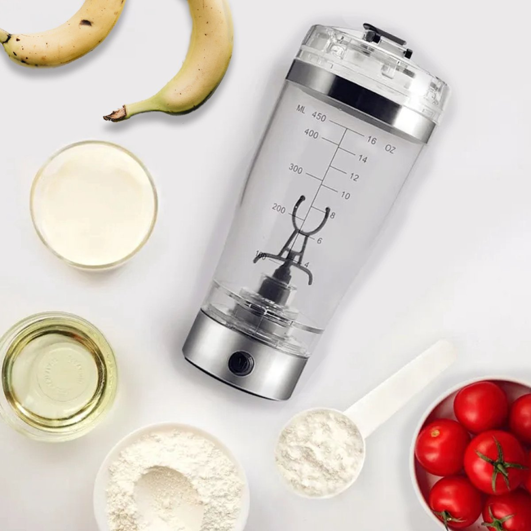Electric Protein Shake Bottle (450 ml) - VoltMix