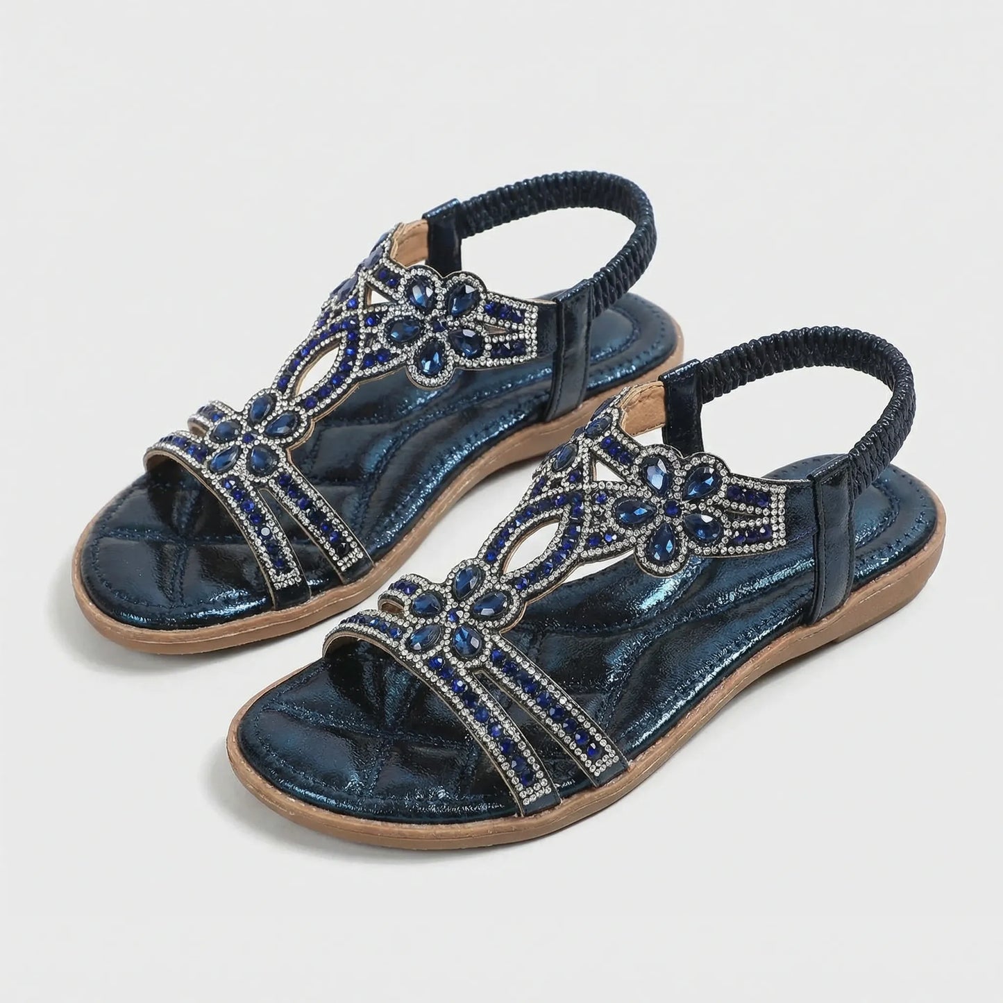 Embellished Orthopaedic Sandals - Alissa