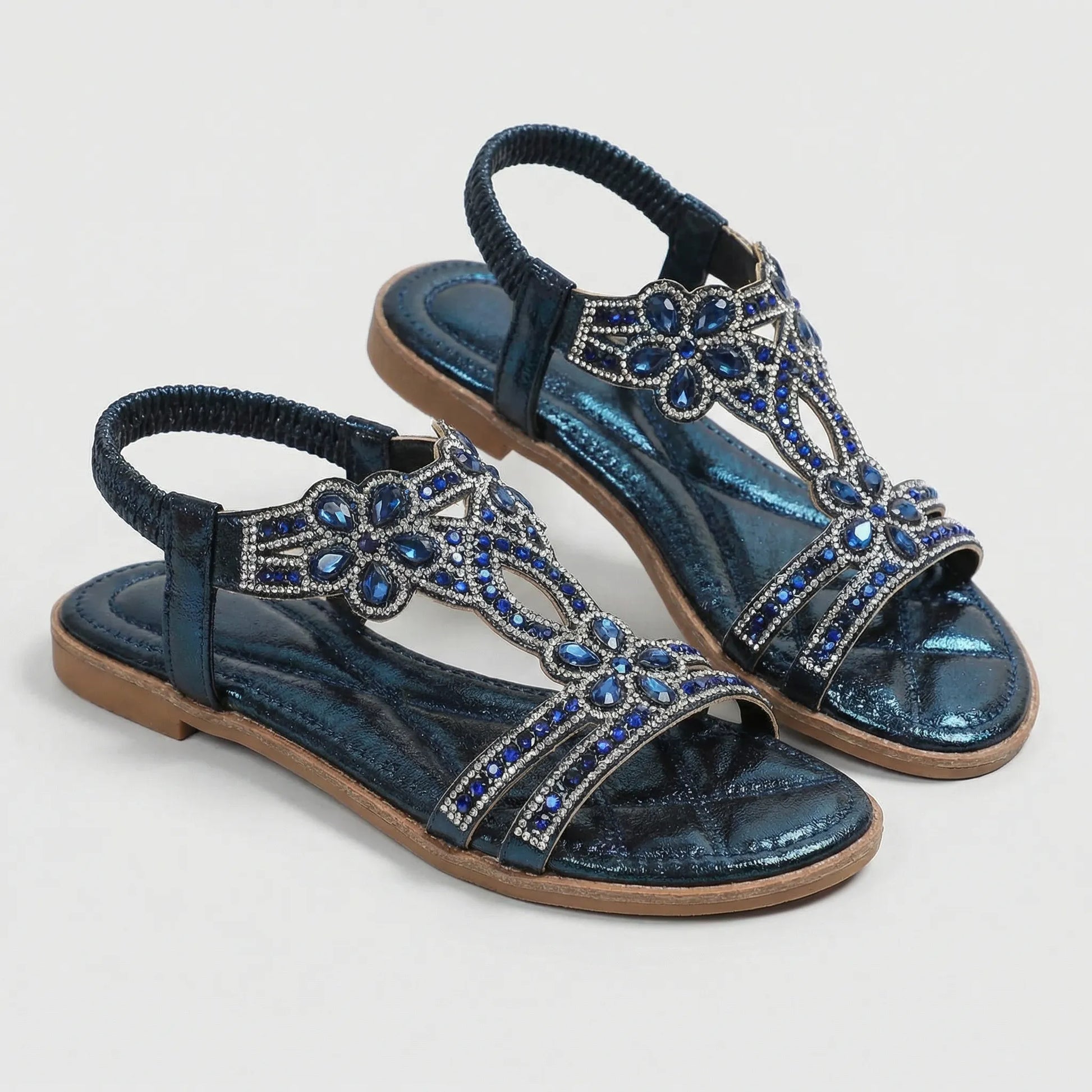 Embellished Orthopaedic Sandals - Alissa