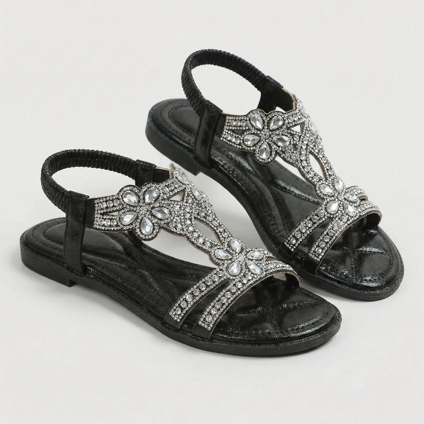 Embellished Orthopaedic Sandals - Alissa