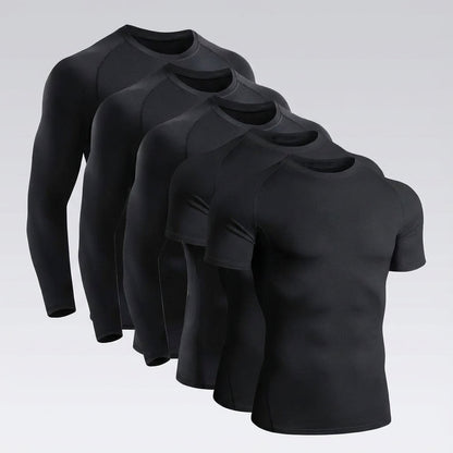 Eng Anliegendes Kompressionsshirt Langarm Set - Grant
