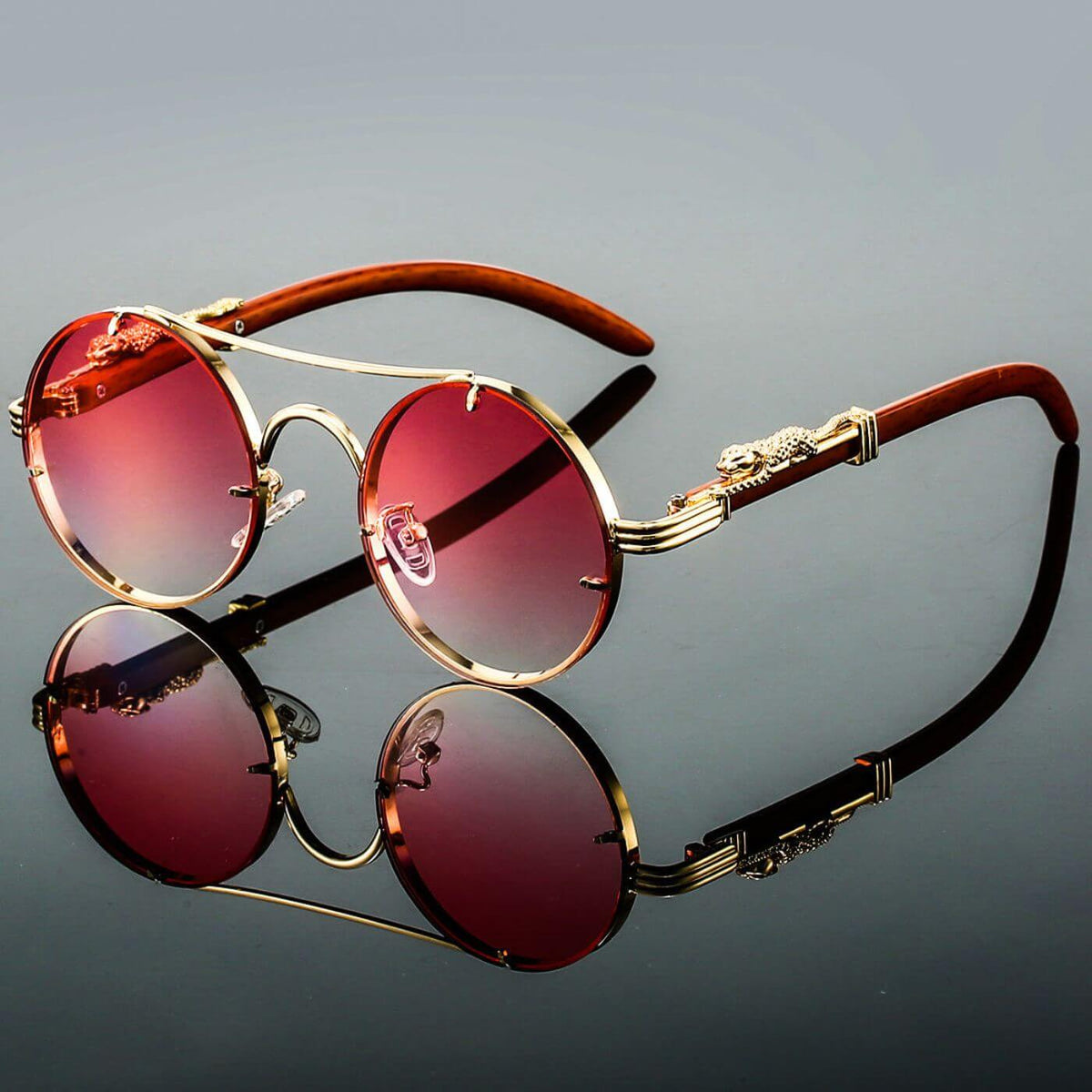 Retro Polarized Sunglasses with UV400 Protection 6