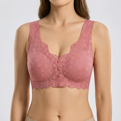 Everyday Front-Fastening Lace Bra - Svenja