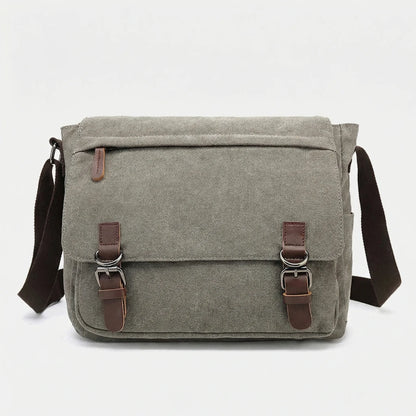 Everyday Man Bag Messenger With Multiple Compartments - Finlay
