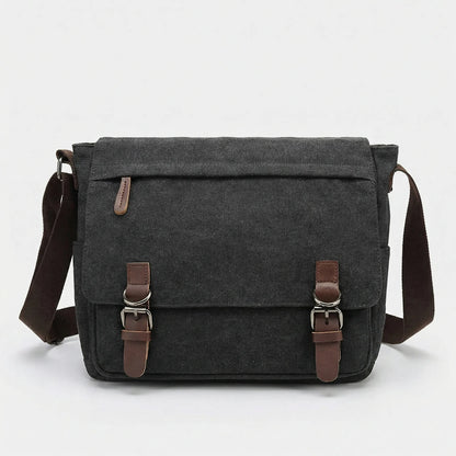 Everyday Man Bag Messenger With Multiple Compartments - Finlay