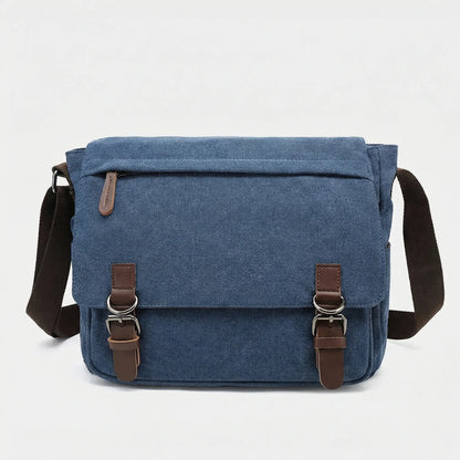 Everyday Man Bag Messenger With Multiple Compartments - Finlay