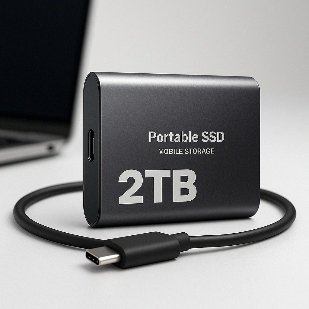 External SSD 2TB USB-C High-Speed Portable Storage Drive 4