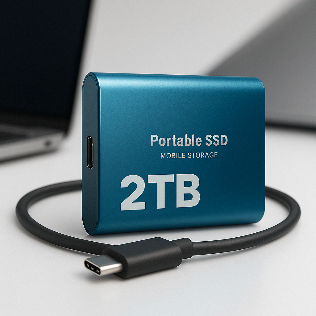 External SSD 2TB USB-C High-Speed Portable Storage Drive 5