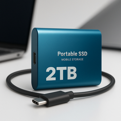 External SSD 2TB USB-C High-Speed Portable Storage Drive 5