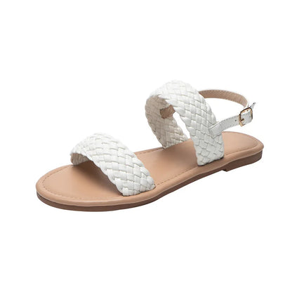Flat summer shoes with a non-slip sole – Elina