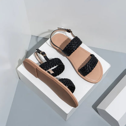 Flat summer shoes with a non-slip sole – Elina