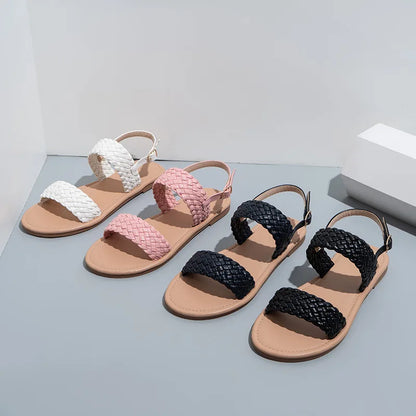 Flat summer shoes with a non-slip sole – Elina