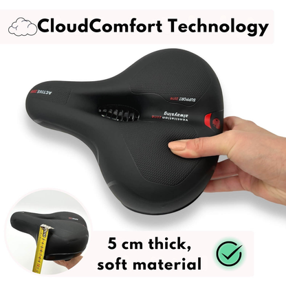 Bike Saddle | Ergonomic Comfort | Shock-Absorbing Design 3