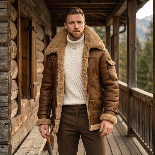 Faux Shearling Jacket - Raphael