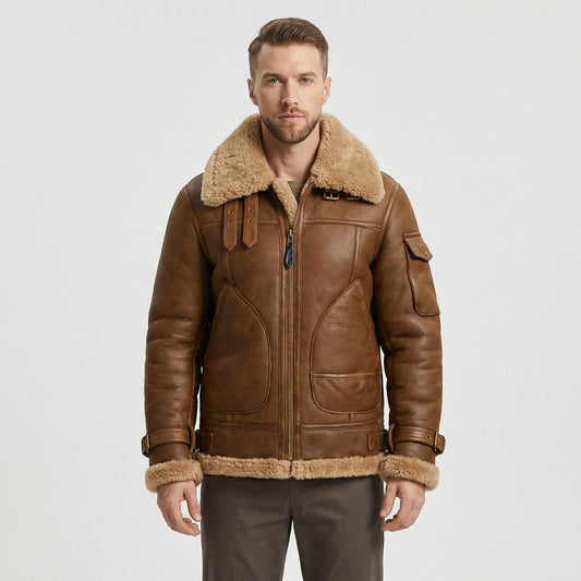 Faux Shearling Jacket - Raphael