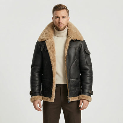 Faux Shearling Jacket - Raphael