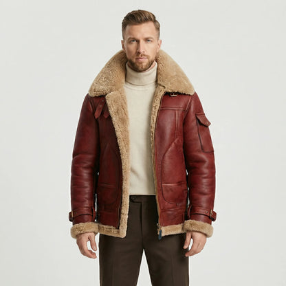 Faux Shearling Jacket - Raphael