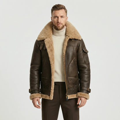 Faux Shearling Jacket - Raphael
