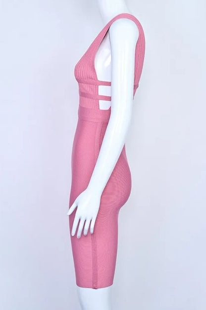 Figurbetontes Knielanges Kleid - Cindy