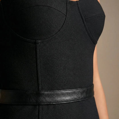 Fitted Cocktail Dress With Slit - Merle