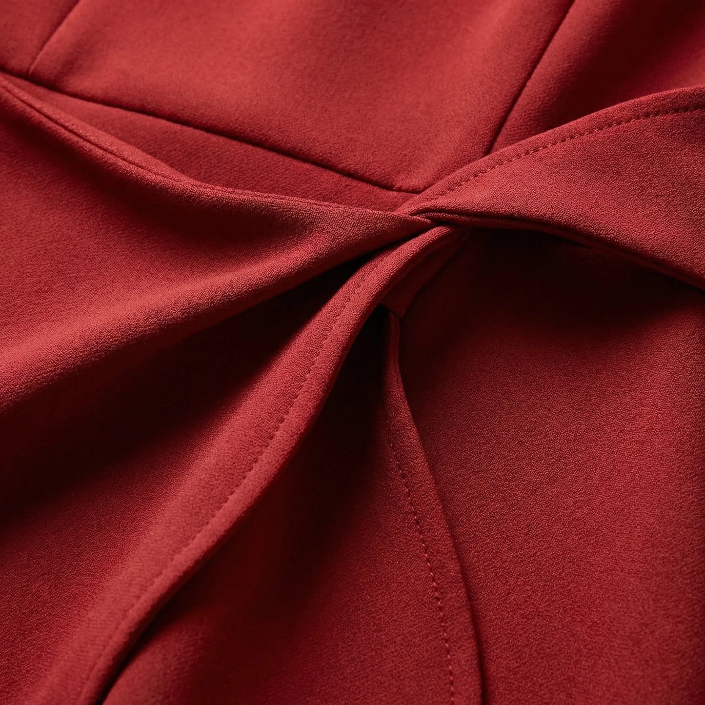 Fitted Evening Dress With Pleat Details - Karla