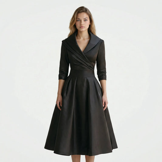 Fitted Midi Dress - Emilie