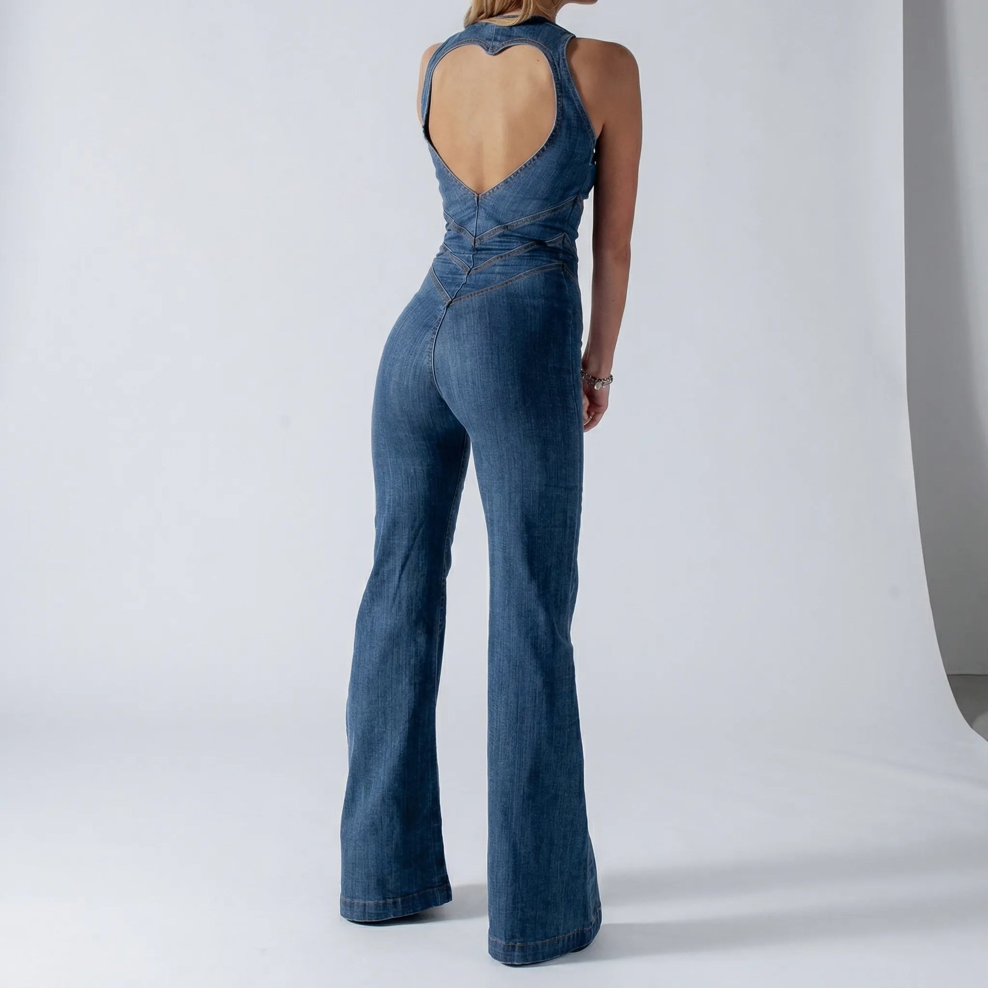 Fitted Sleeveless Jumpsuit - Kristin