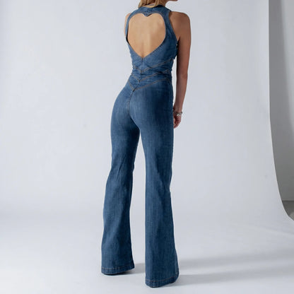 Fitted Sleeveless Jumpsuit - Kristin
