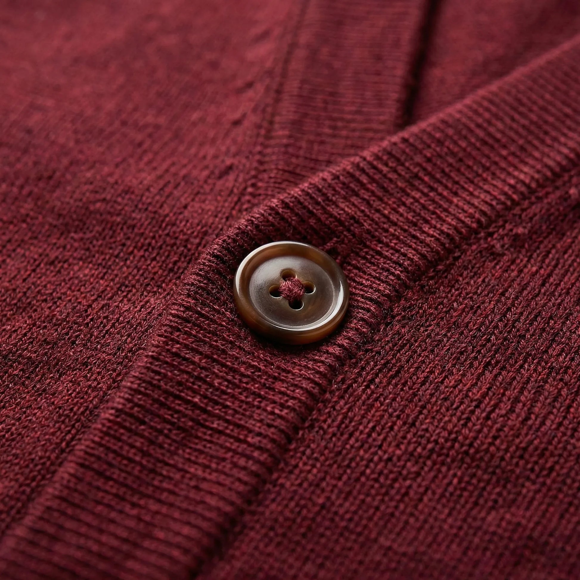Fitted V-Neck Cardigan - Gino