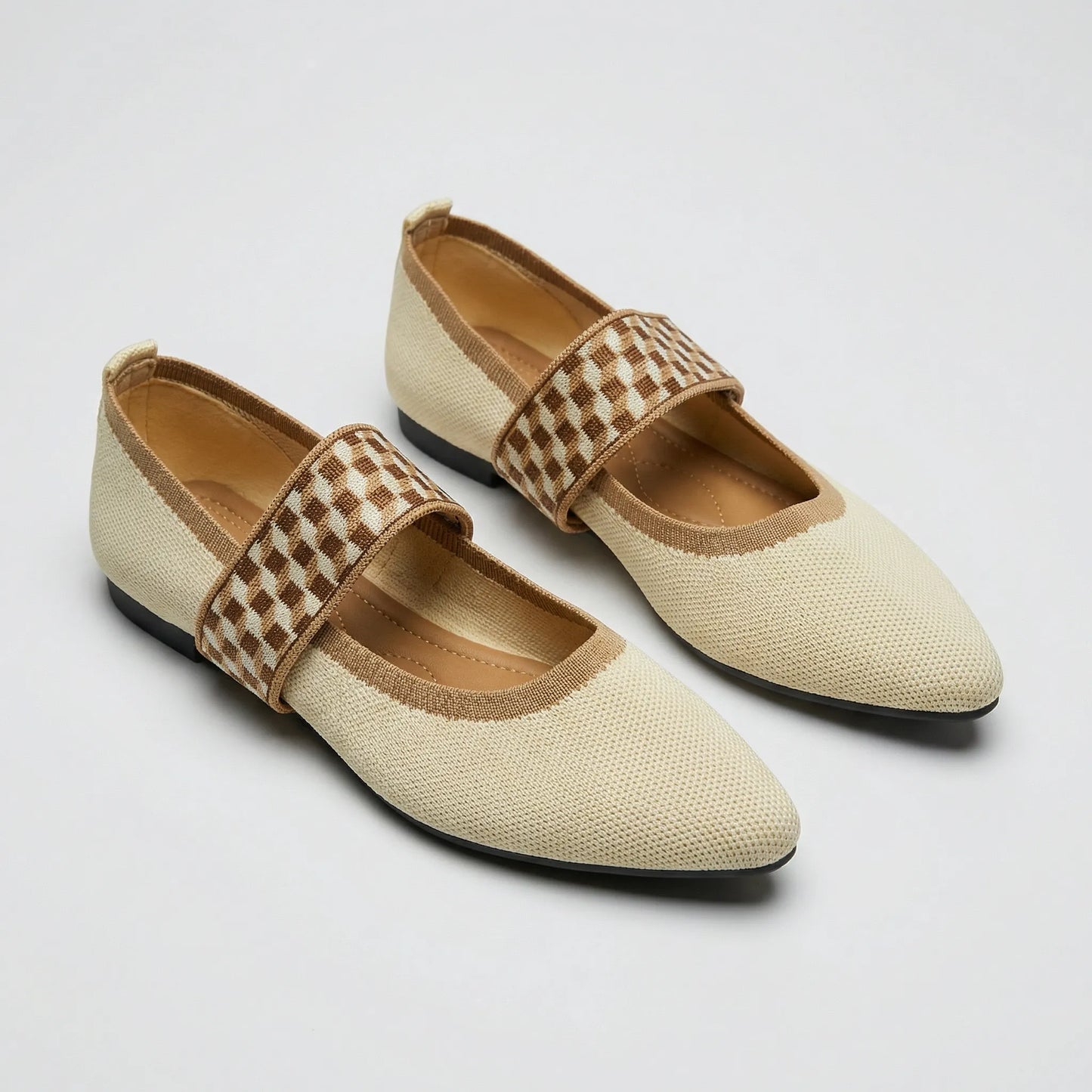 Flat Women's Shoe With Strap - Marissa