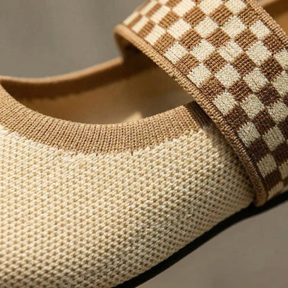Flat Women's Shoe With Strap - Marissa