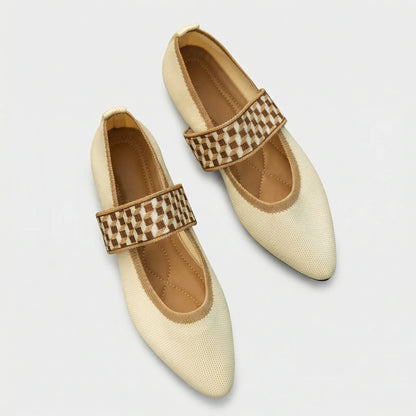 Flat Women's Shoe With Strap - Marissa