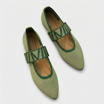 Flat Women's Shoe With Strap - Marissa
