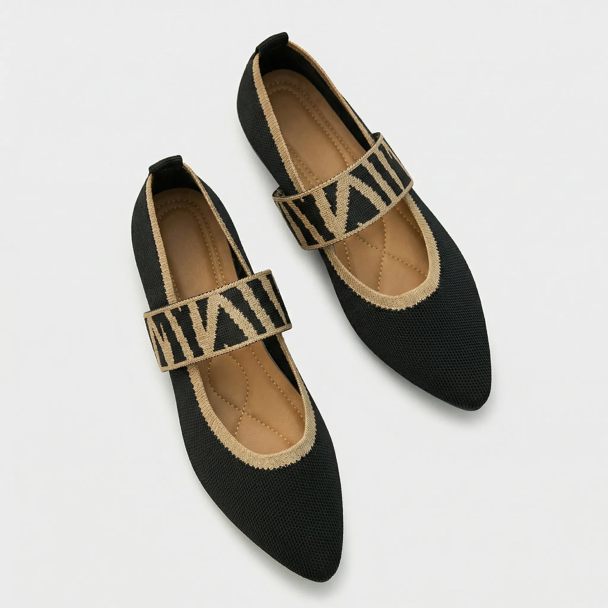 Flat Women's Shoe With Strap - Marissa