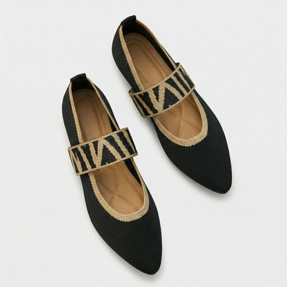 Flat Women's Shoe With Strap - Marissa