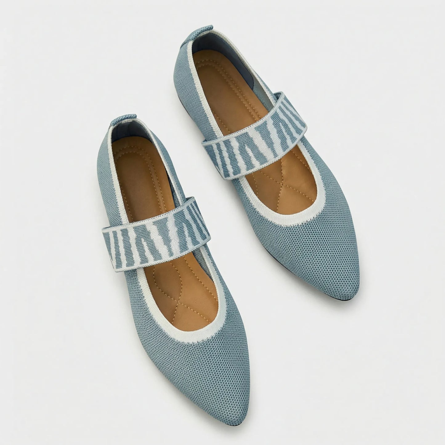 Flat Women's Shoe With Strap - Marissa