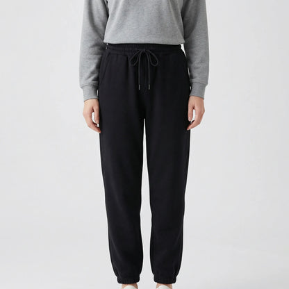 Fleece-Lined Ankle-Length Jogger Trousers - Margie
