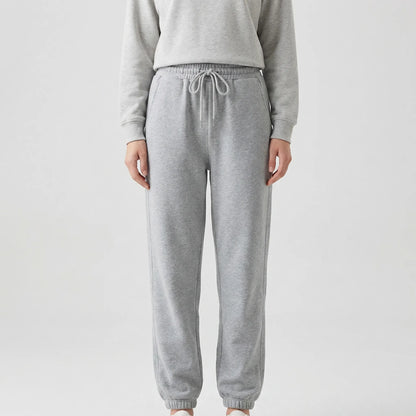Fleece-Lined Ankle-Length Jogger Trousers - Margie