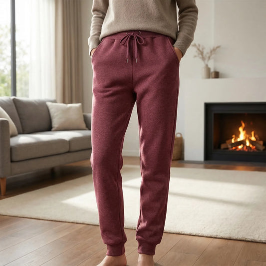 Fleece-Lined Women's Jogger Trousers - Karen