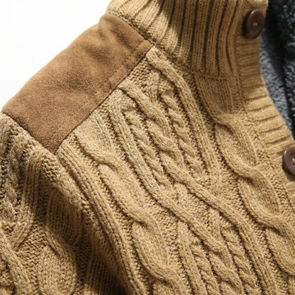 Fleece Lined Cardigan Men's - Mats